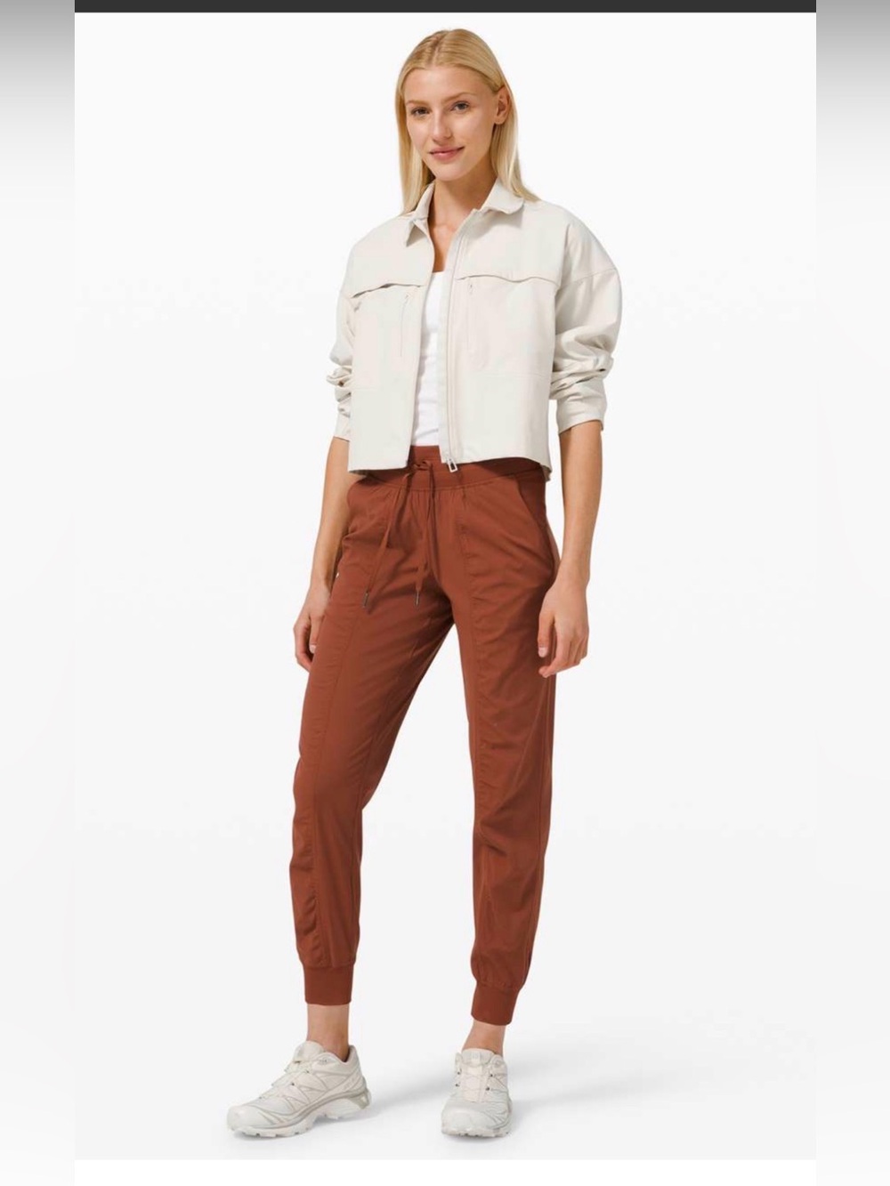Lululemon Dance Studio Jogger Dark Terracotta Size 10 Mid Rise Swift